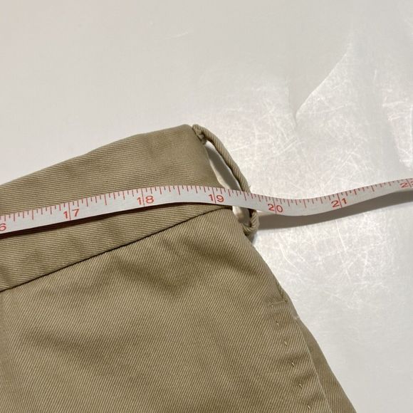 Peter Millar Khaki Shorts Mens Size 38 Beige Performance Golf Activewear Chino - Picture 4 of 9